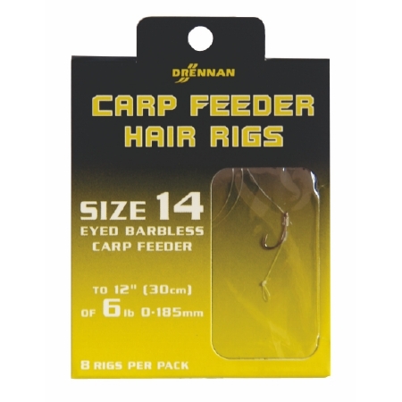 Drennan Carp Feeder Barbless Hair Rigs Drennan Carp Feeder Barbless Hair Rigs